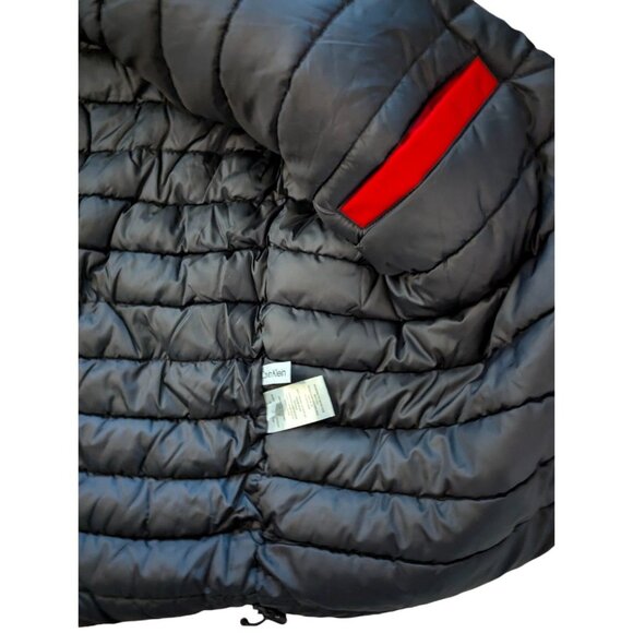 NEW Calvin Klein Hooded Red Soft Shell Winter Jacket Mens XXL Water-Resistant W - Picture 4 of 13